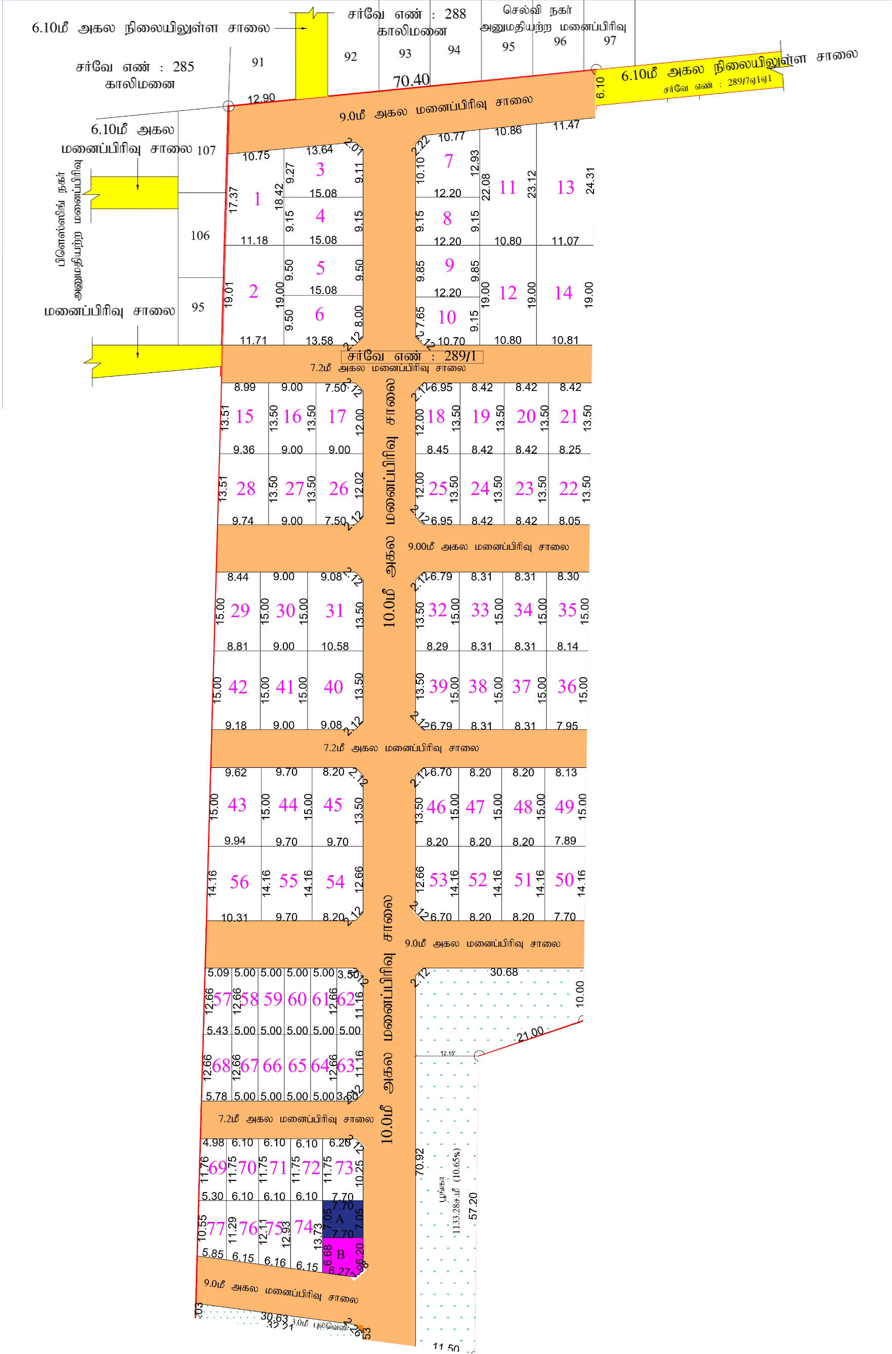Layout plan